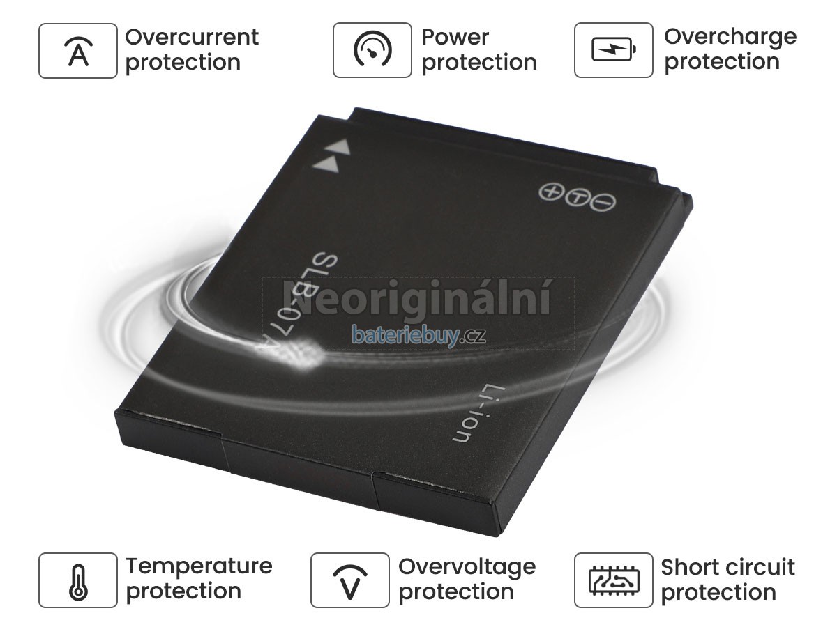 Nahrazení Samsung SLB-07B baterie