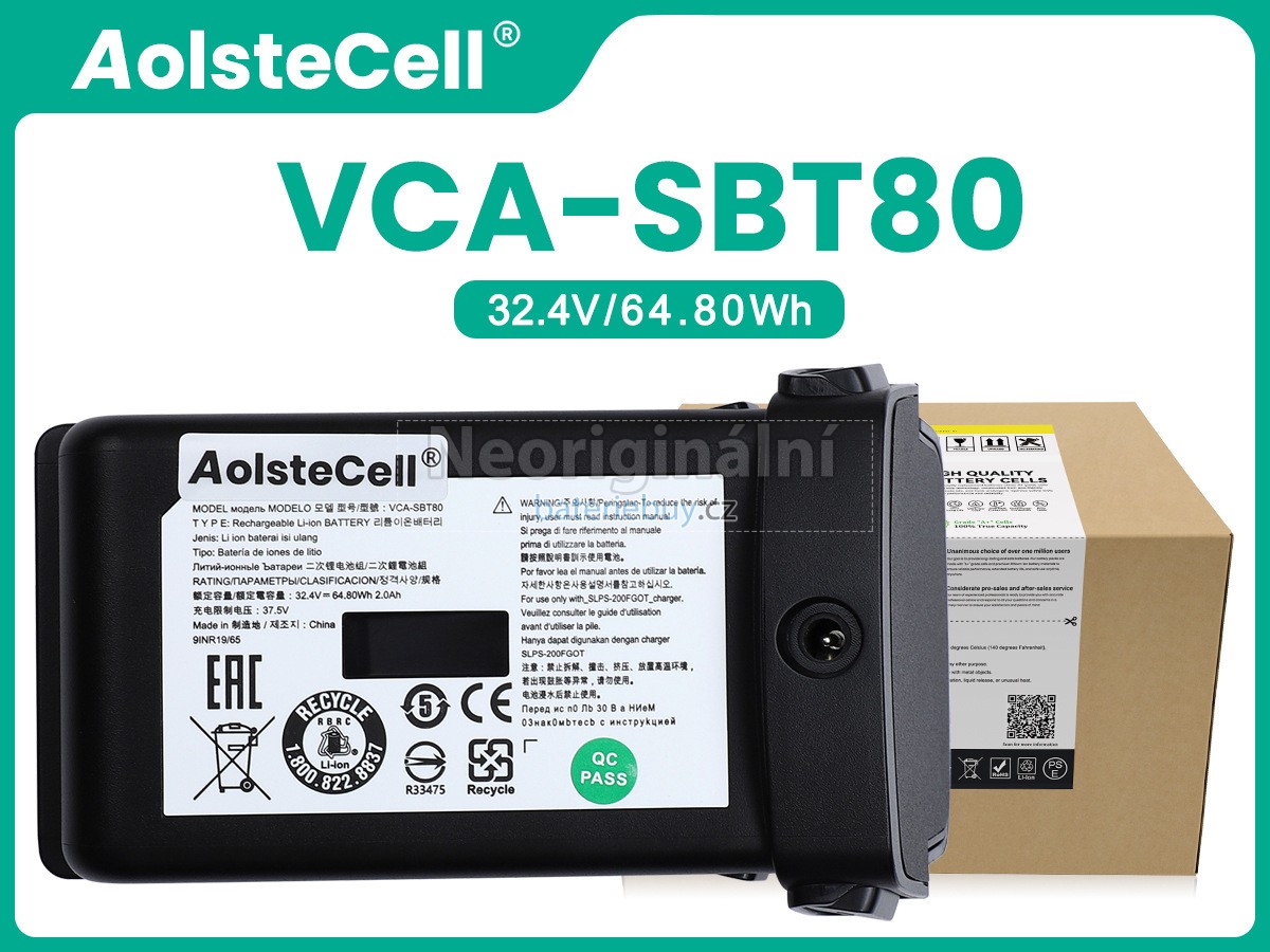 Nahrazení Samsung VS75N8011KR baterie