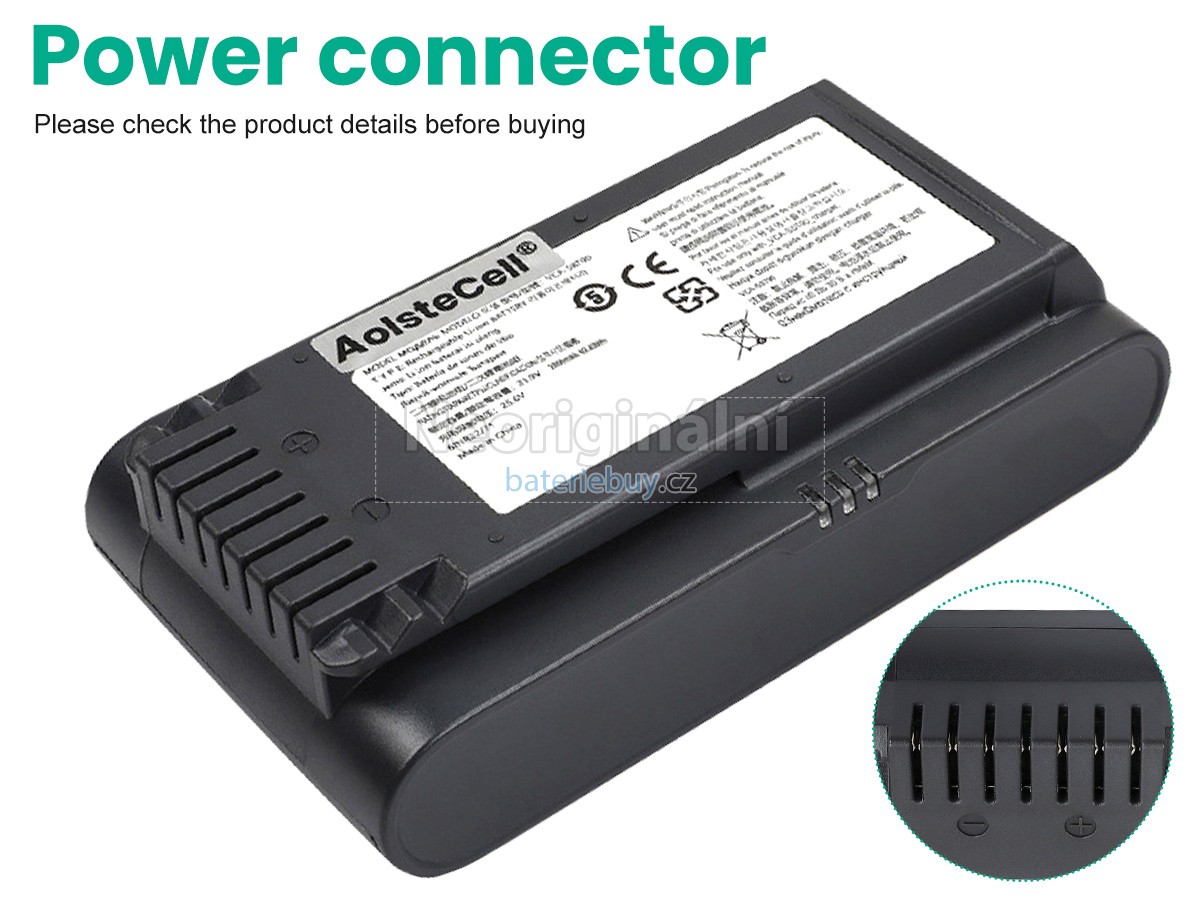 Nahrazení Samsung VS20T7511T5/AA baterie