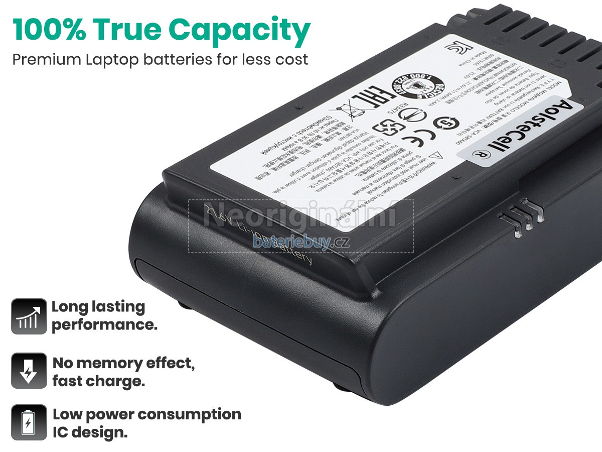Nahrazení Samsung VS20T7511T5/AA baterie