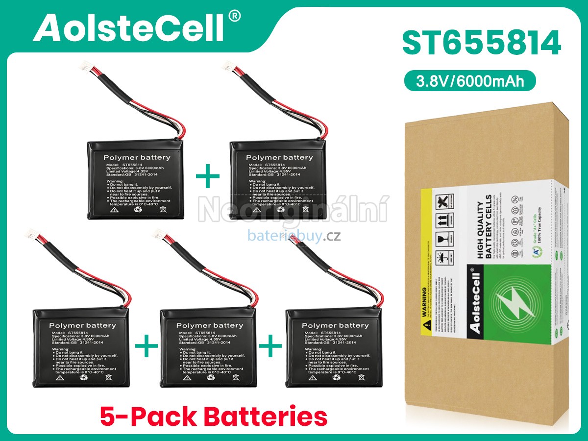 Nahrazení Senter ST655814 baterie