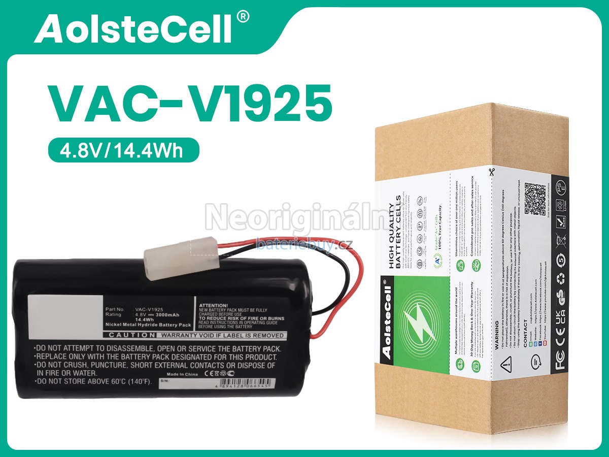 Nahrazení Shark XBV1925 baterie