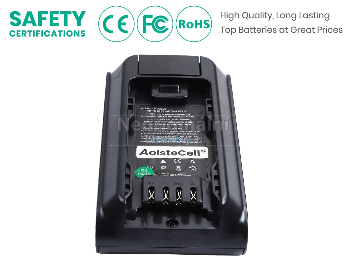 Nahrazení Shark CORDLESS DETECT PRO baterie