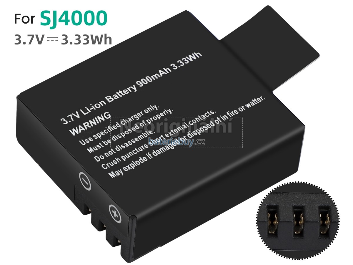 Nahrazení SJCAM SJ4000+ baterie