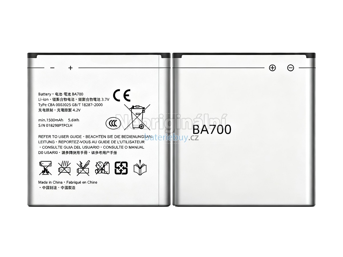 Nahrazení Sony ERICSSON MT11I baterie