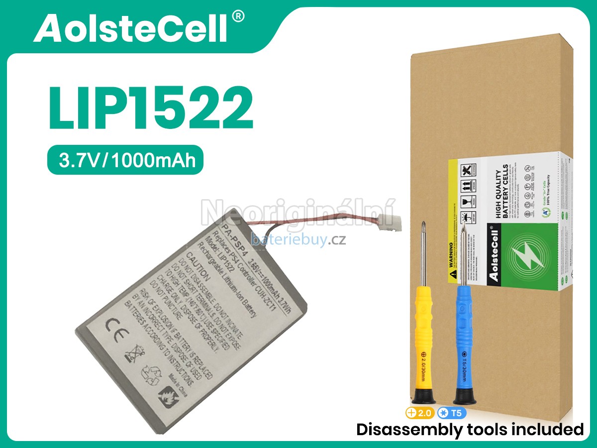 Nahrazení Sony LIP1522 baterie