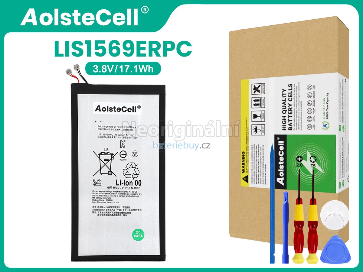 Nahrazení Sony SGP611 baterie