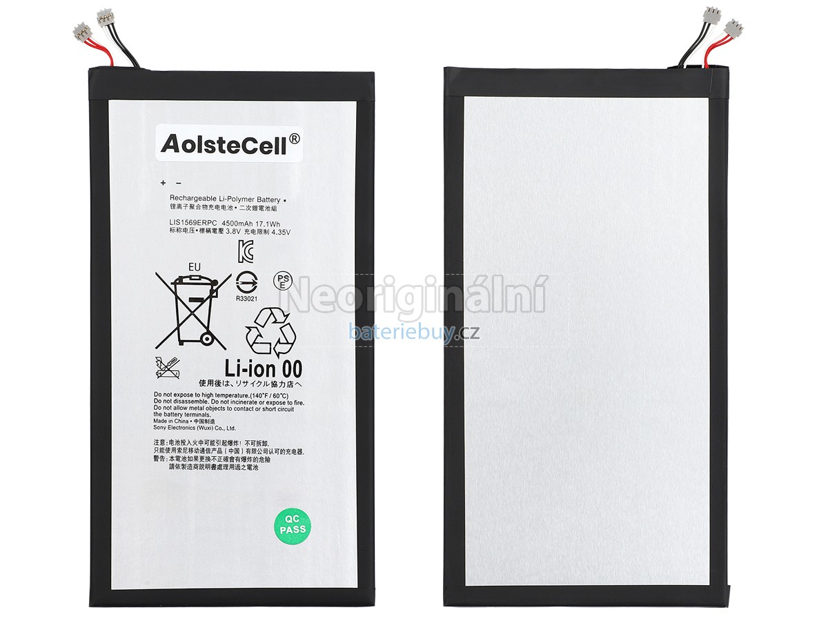 Nahrazení Sony SGP611 baterie