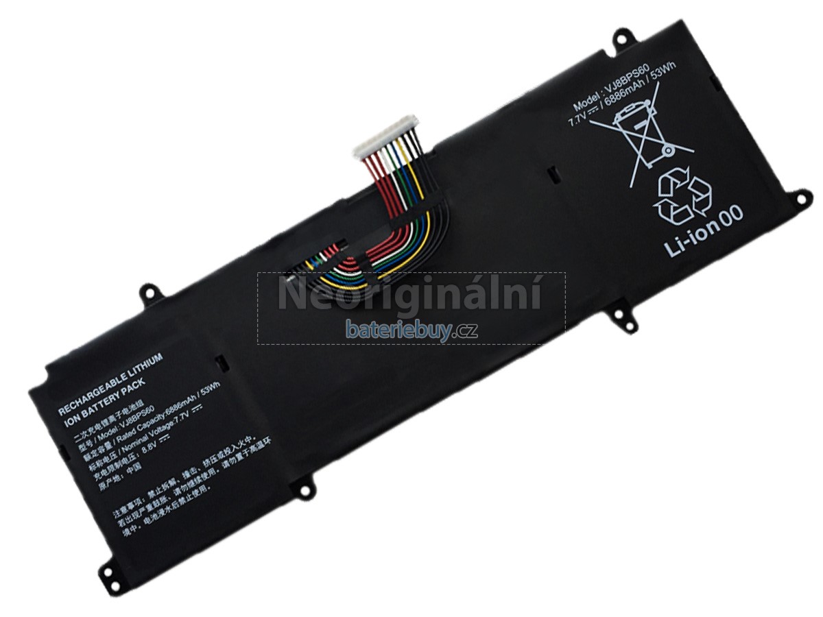 Nahrazení Sony VJ8BPS60 baterie