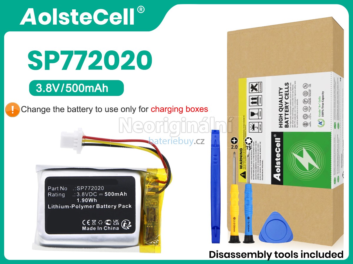 Nahrazení Sony SP772020 baterie