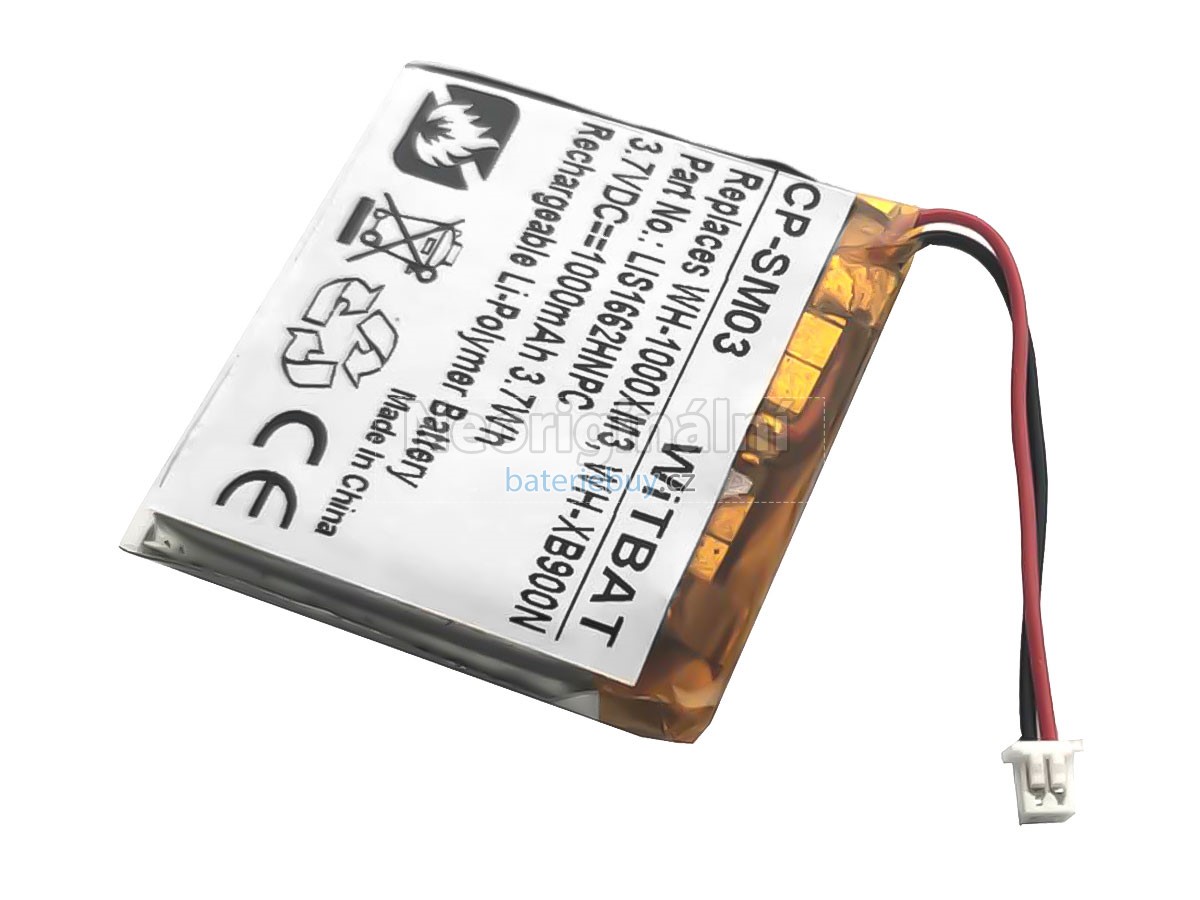 Nahrazení Sony 1588-0911 baterie