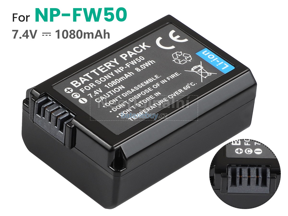 Nahrazení Sony ILCE-7SM2 baterie