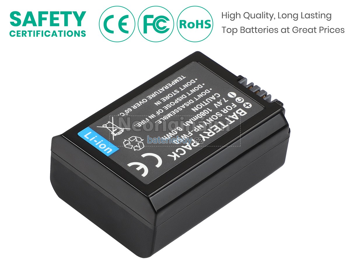 Nahrazení Sony ILCE-7SM2 baterie