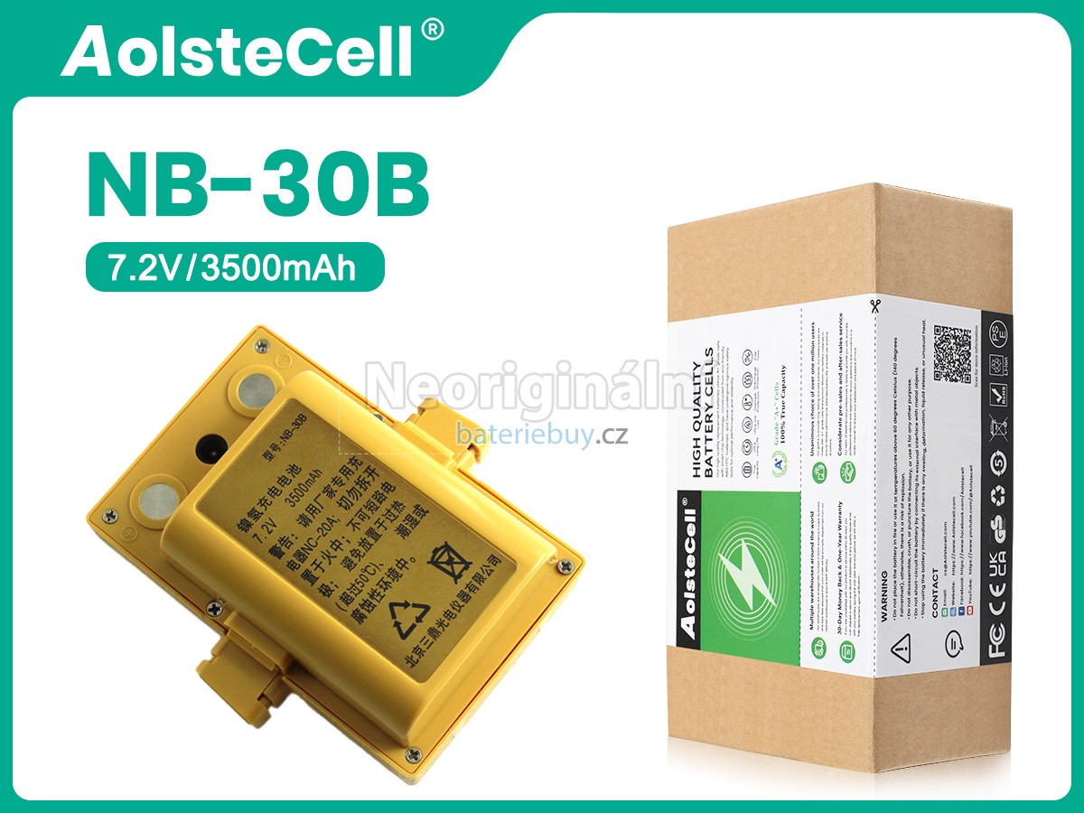 Nahrazení South NB-30B baterie