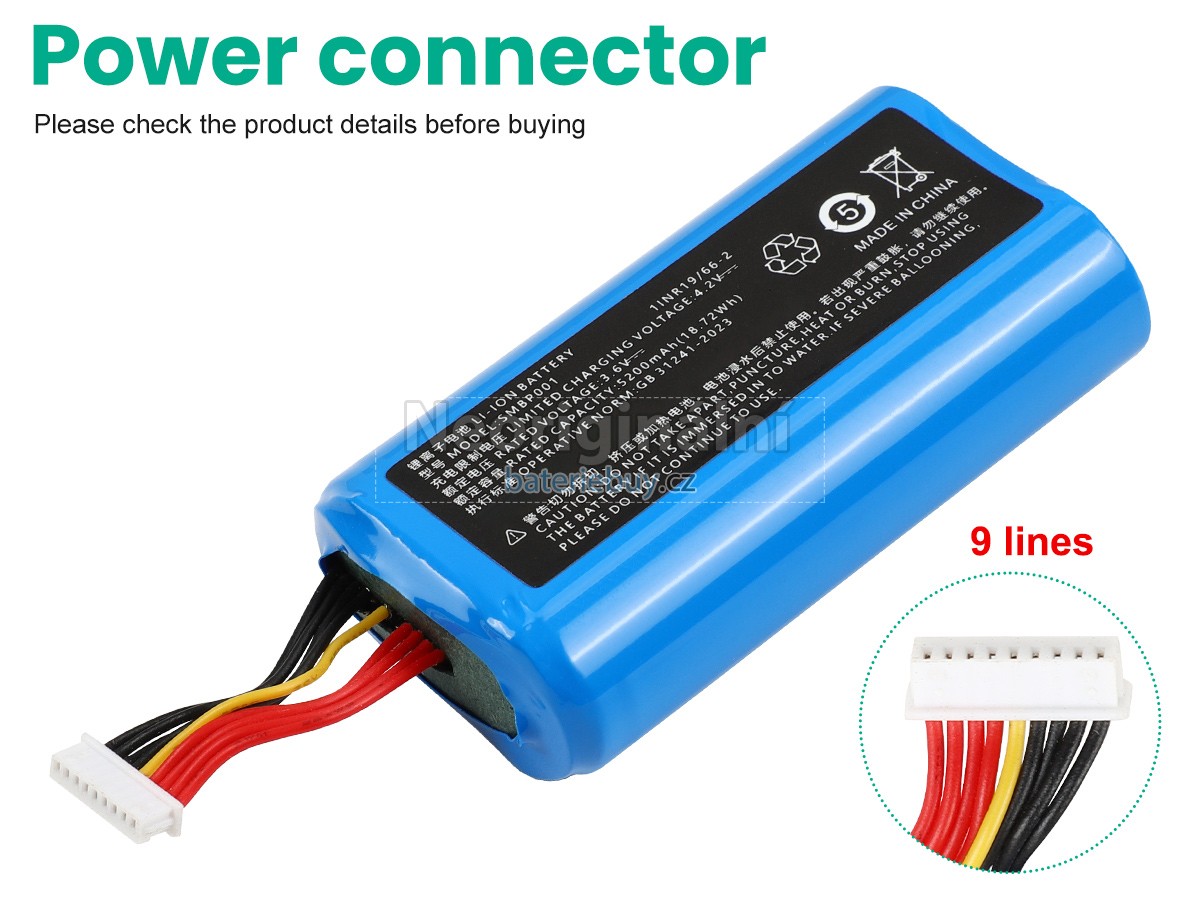 Nahrazení Sunmi P1 baterie