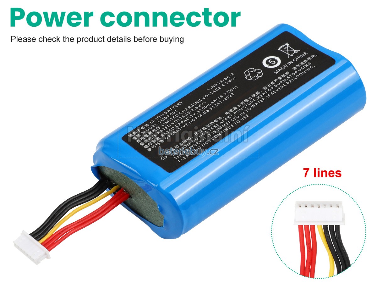 Nahrazení Sunmi P1 baterie