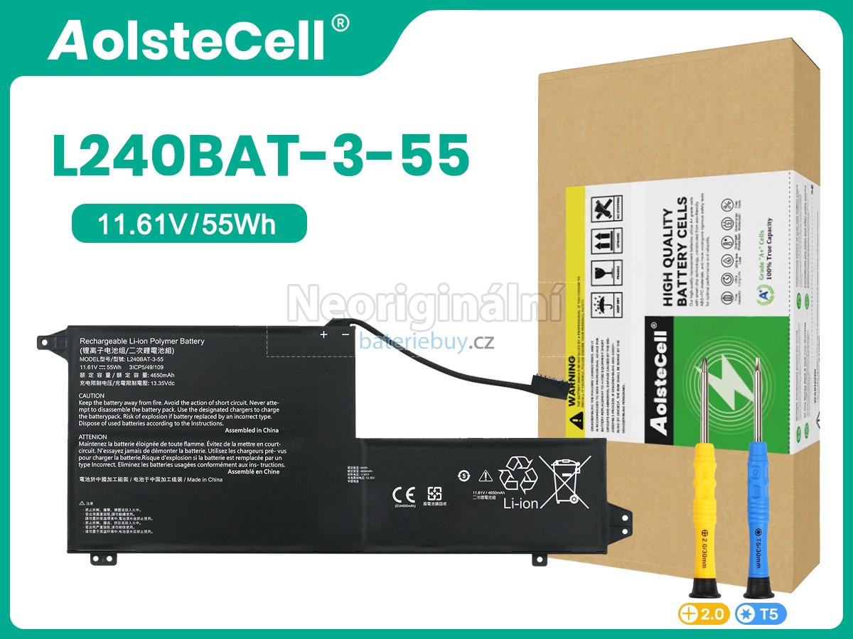 Nahrazení SYSTEM76 L240BAT-3-55 baterie
