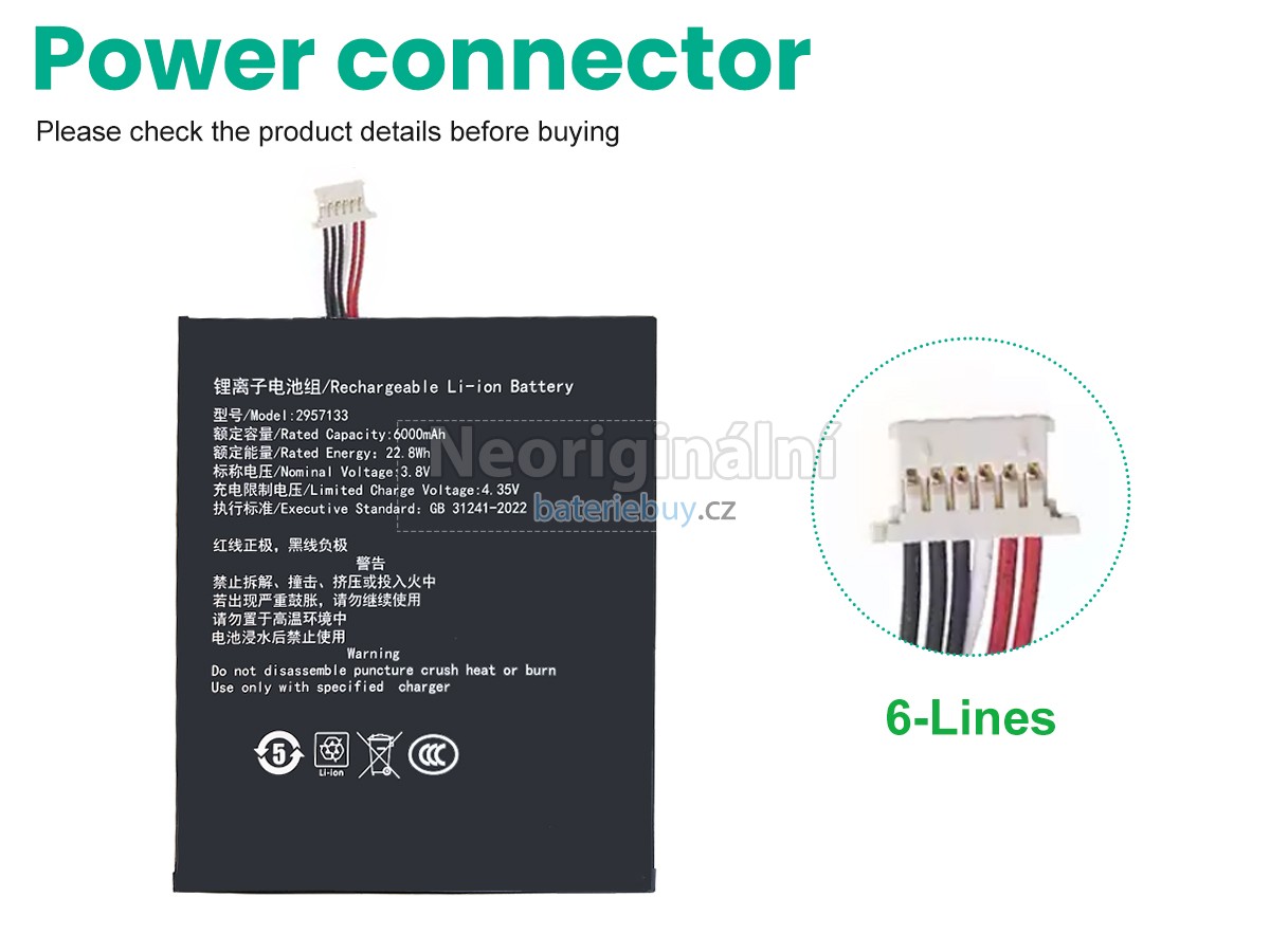 Nahrazení Teclast TA10 baterie