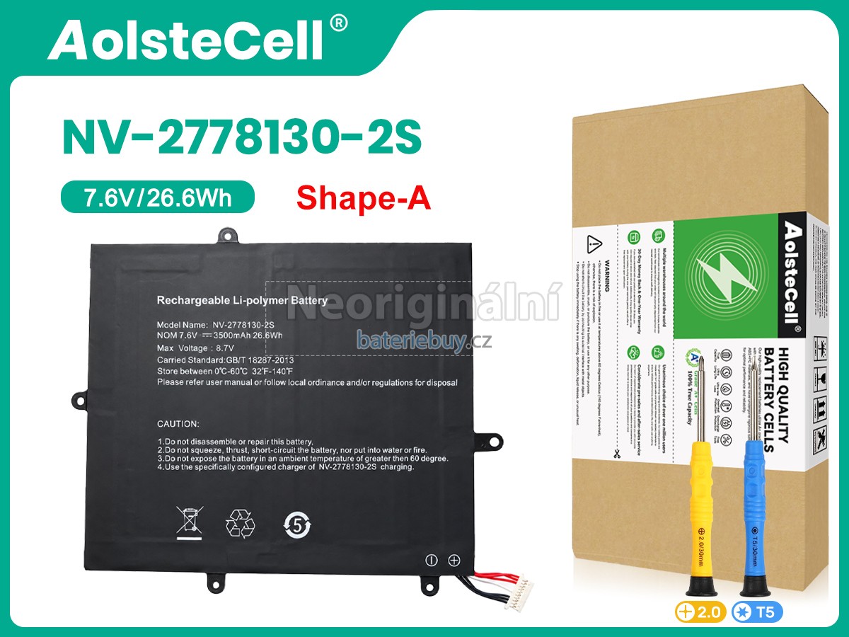 Nahrazení Teclast 2666144 baterie