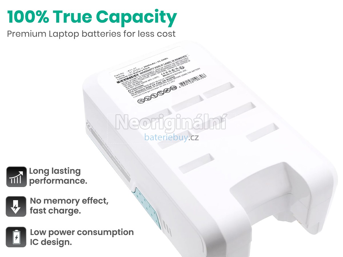 Nahrazení Tineco A11 MASTER baterie