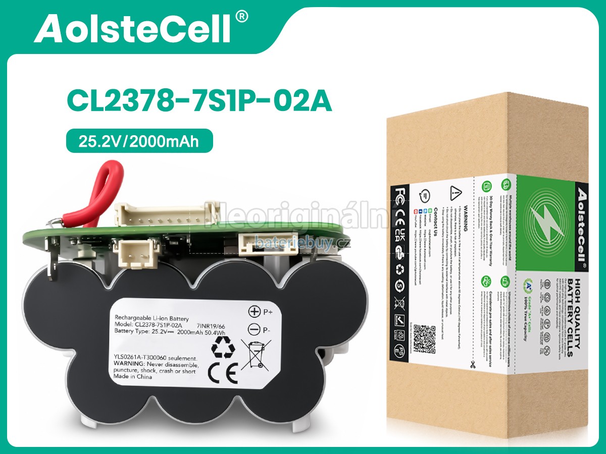 Nahrazení Tineco CL2378-7S1P-02A baterie