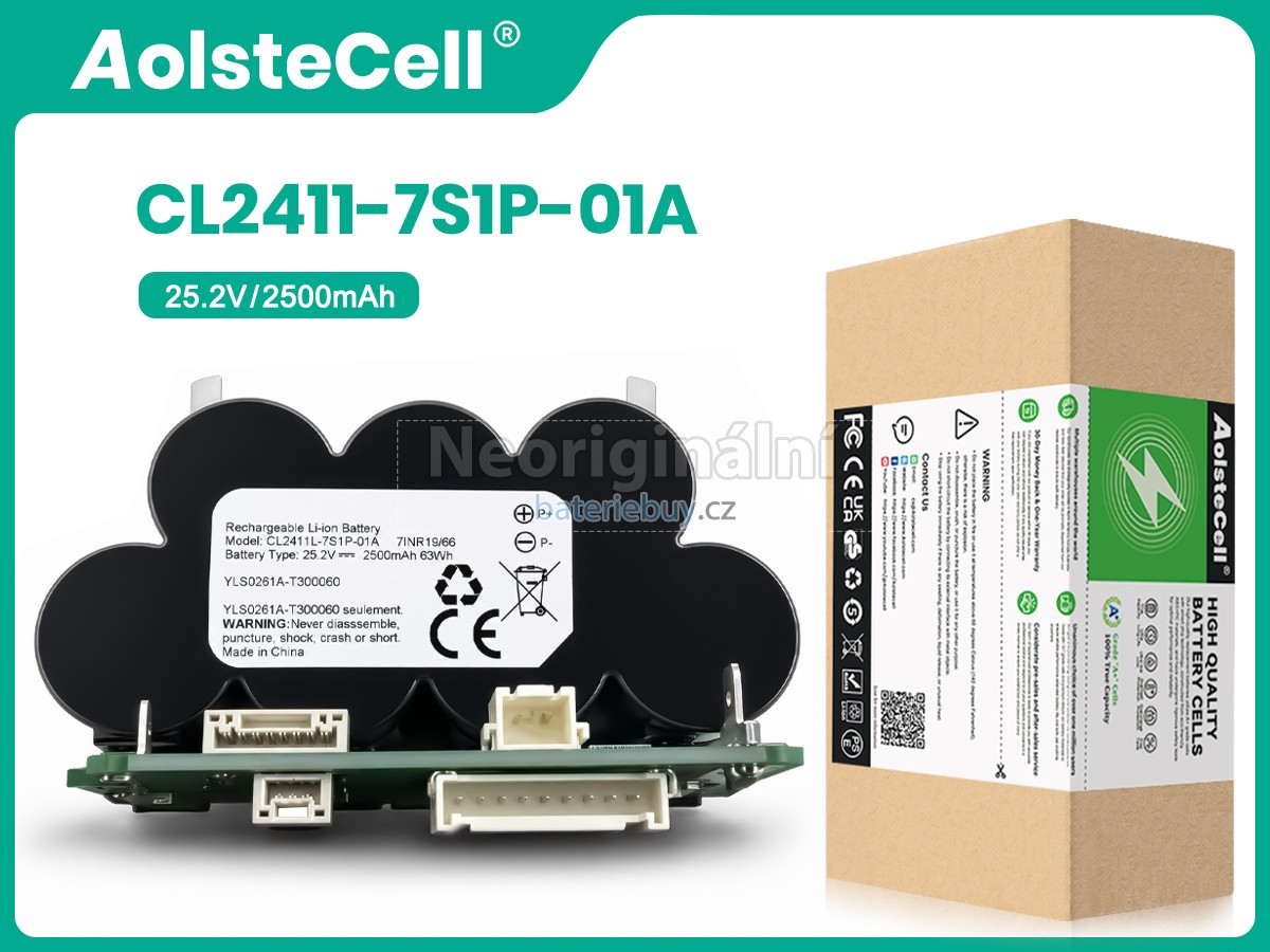 Nahrazení Tineco CL2411-7S1P-01A baterie
