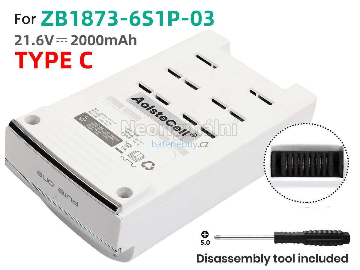 Nahrazení Tineco PURE ONE S12 baterie