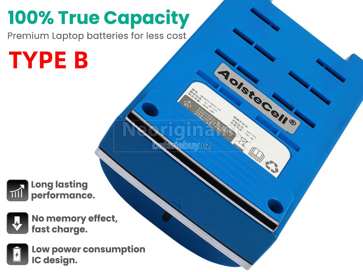 Nahrazení Tineco PURE ONE S12 baterie