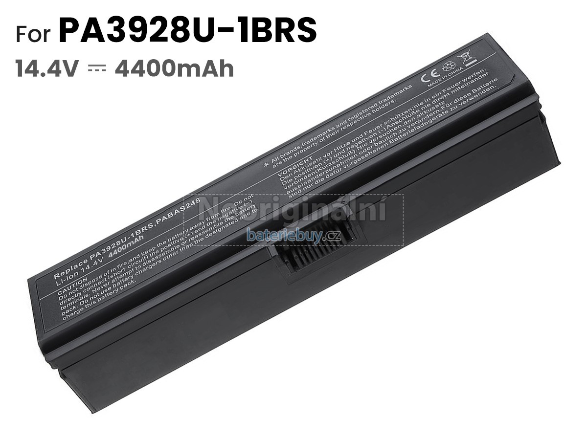 Nahrazení Toshiba PABAS248 baterie