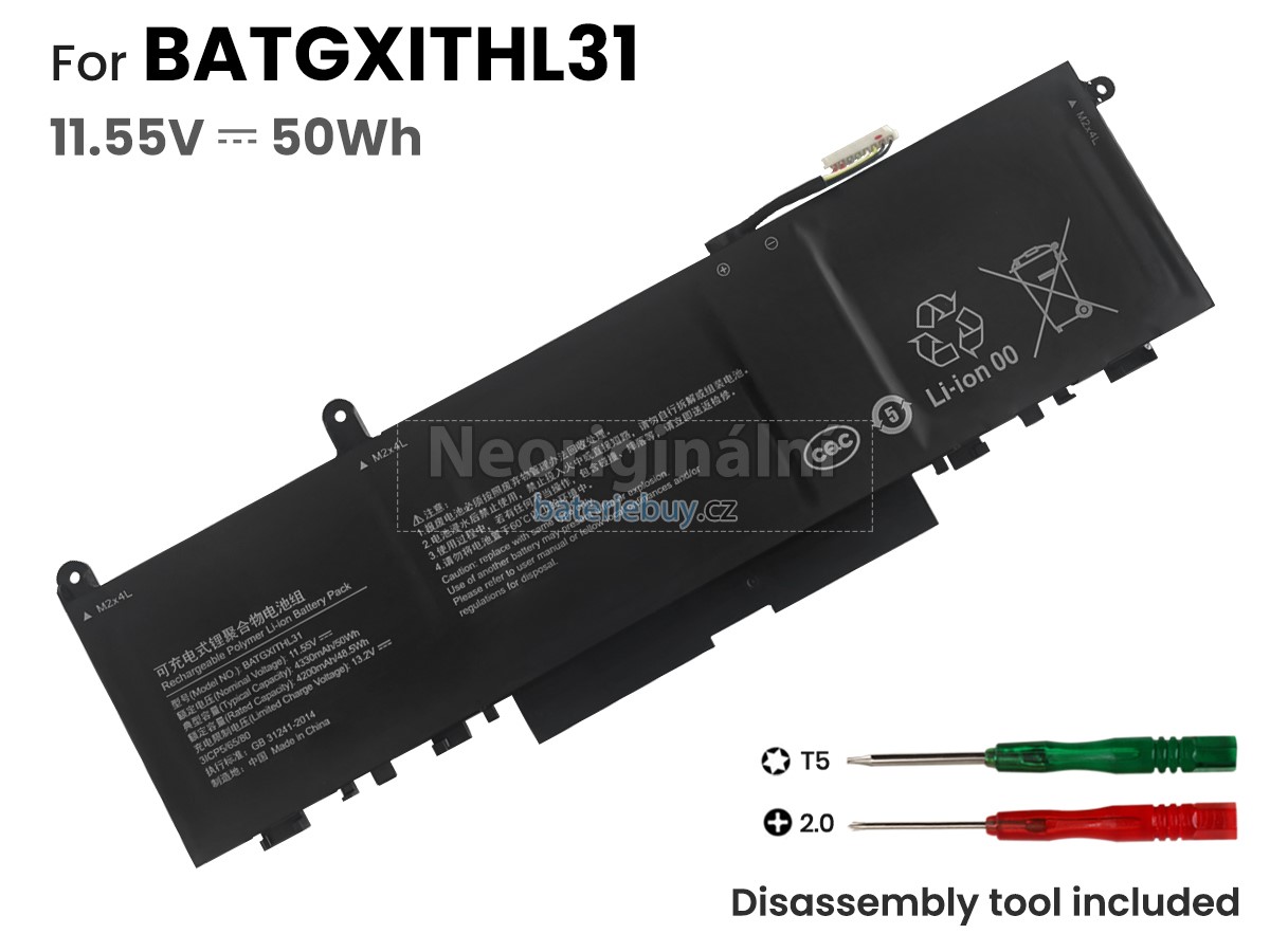 Nahrazení UNIS BATGXITHL31(3ICP5/65/80) baterie