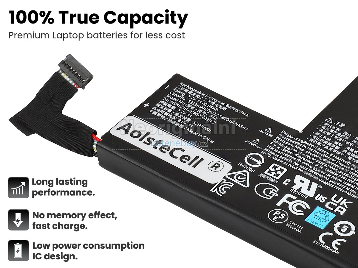 Nahrazení Valve AHA42227034 baterie