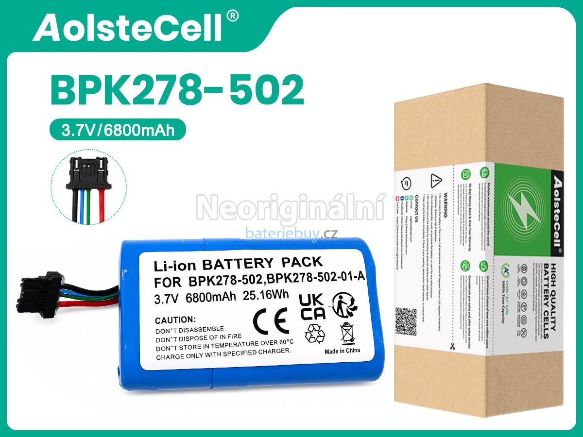Nahrazení Verifone CM5P baterie