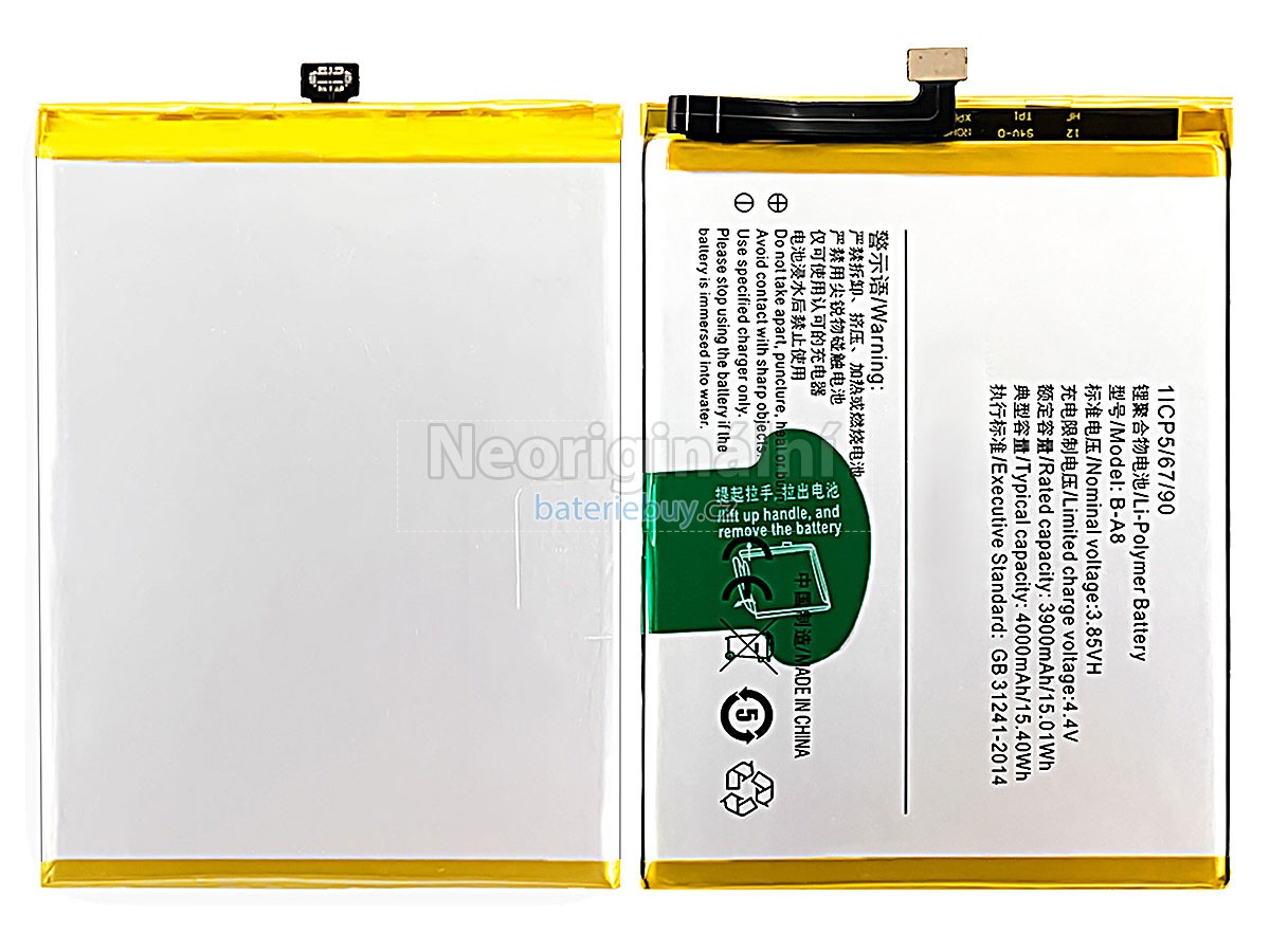 Nahrazení Vivo B-A8 baterie