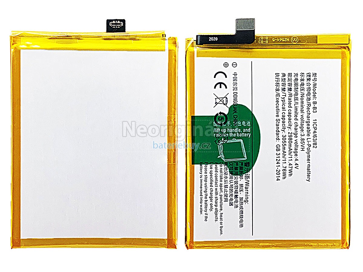 Nahrazení Vivo B-B3 baterie