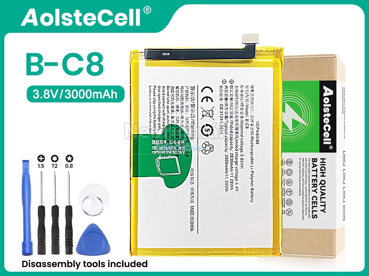 Nahrazení Vivo B-C8 baterie