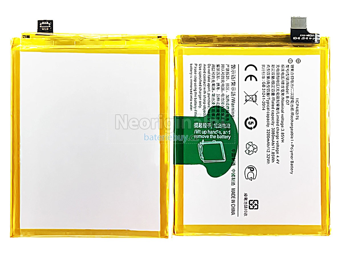 Nahrazení Vivo B-D7 baterie