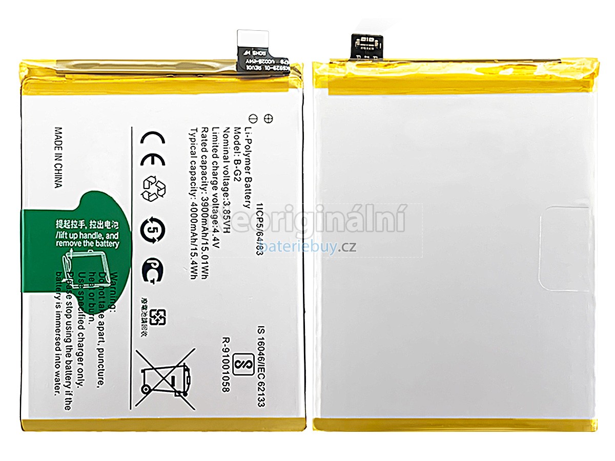Nahrazení Vivo B-G2 baterie