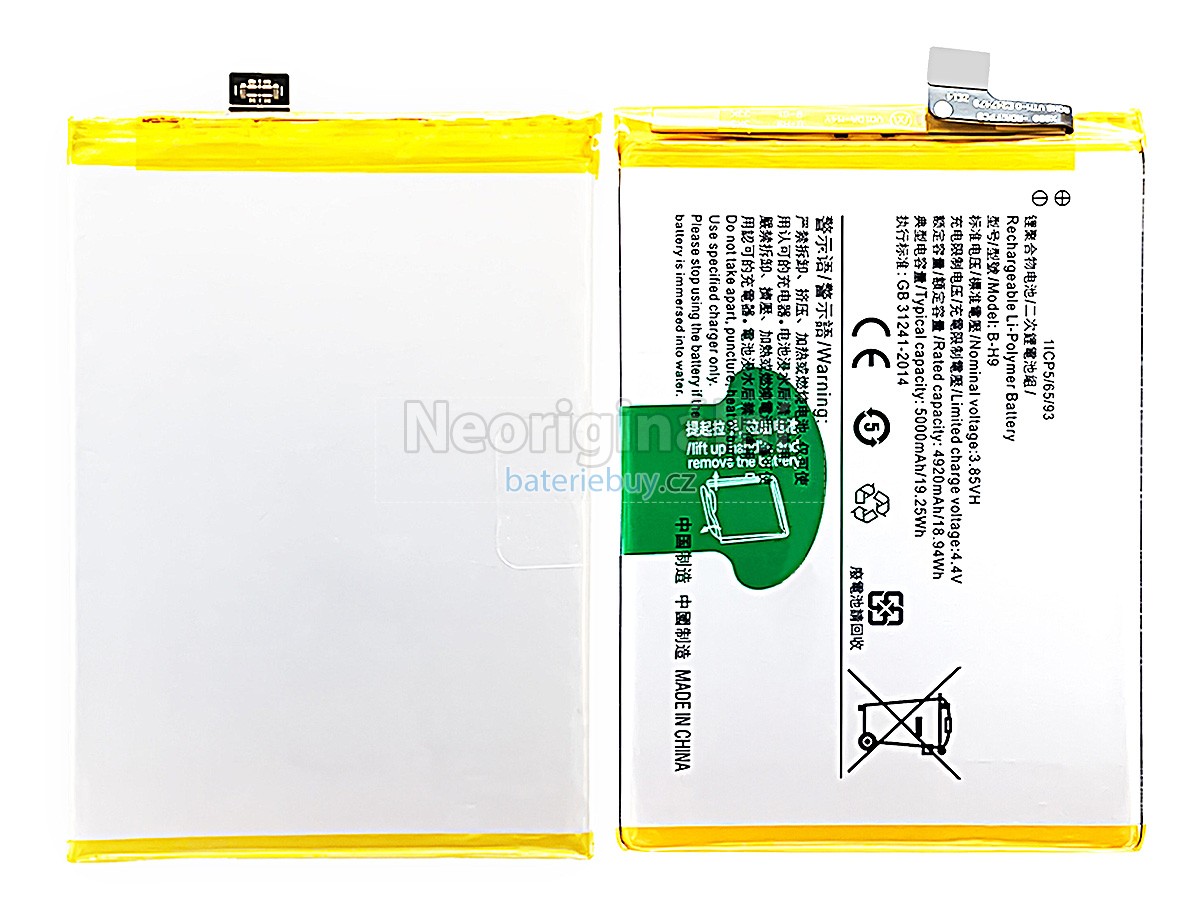 Nahrazení Vivo B-H9 baterie