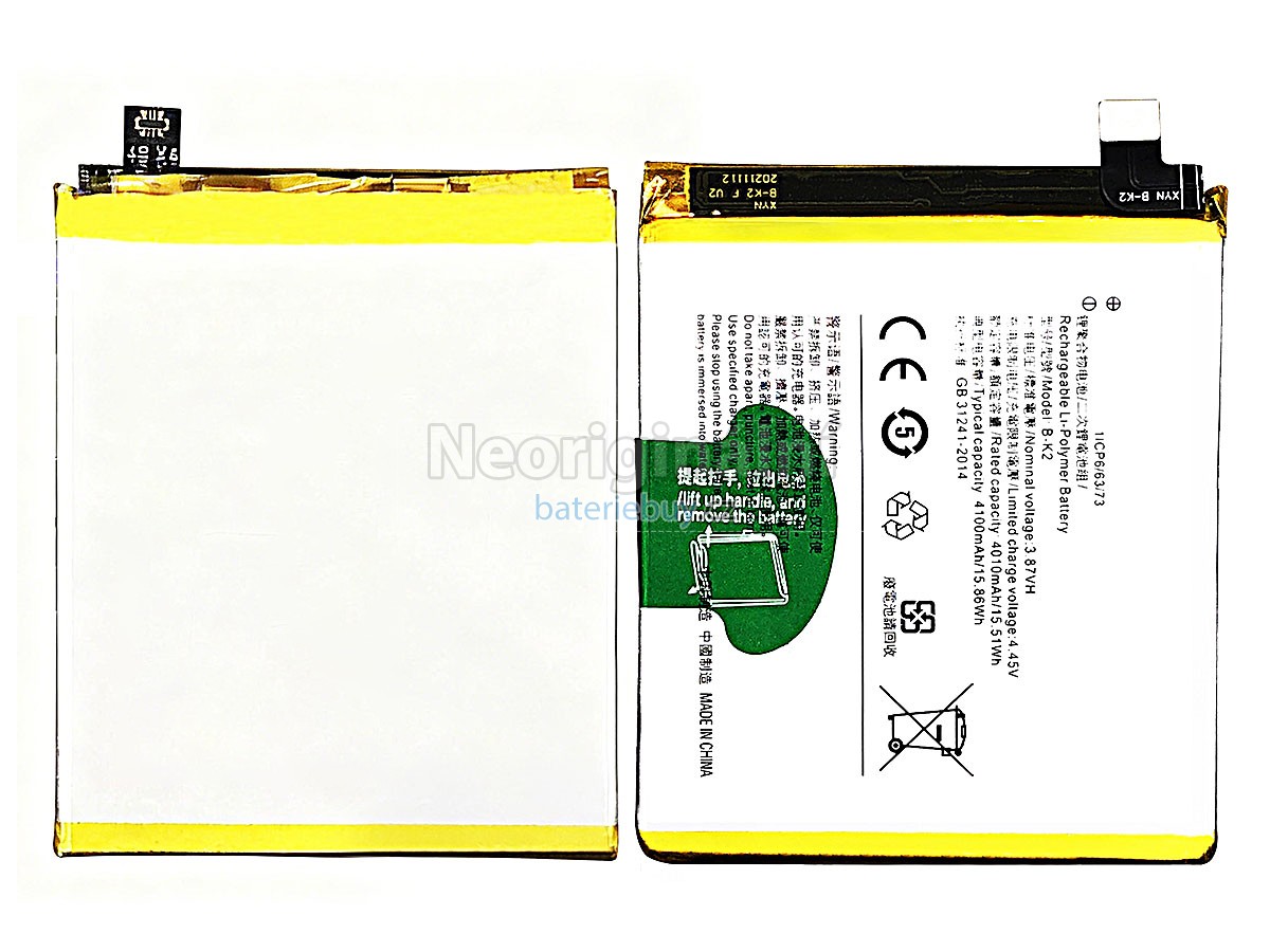 Nahrazení Vivo S5 baterie