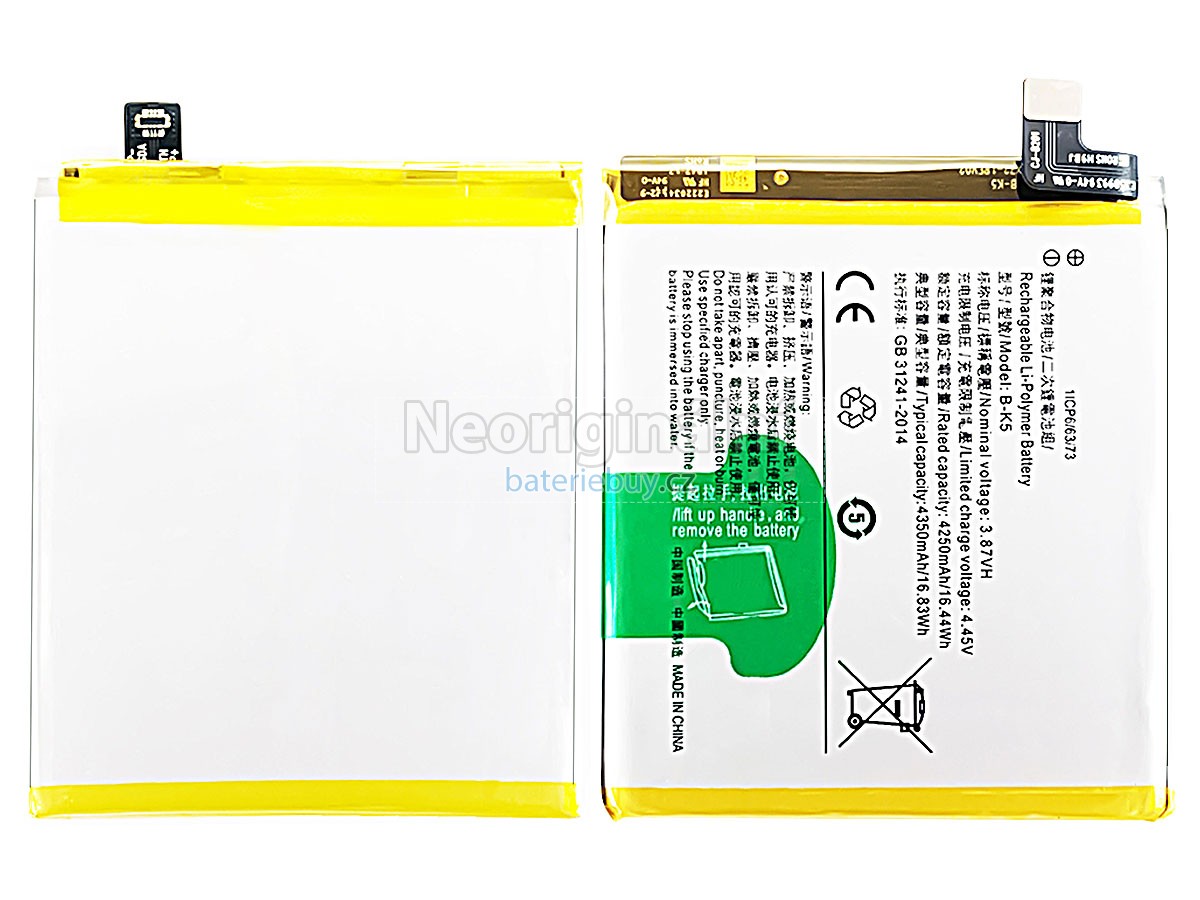 Nahrazení Vivo B-K5 baterie