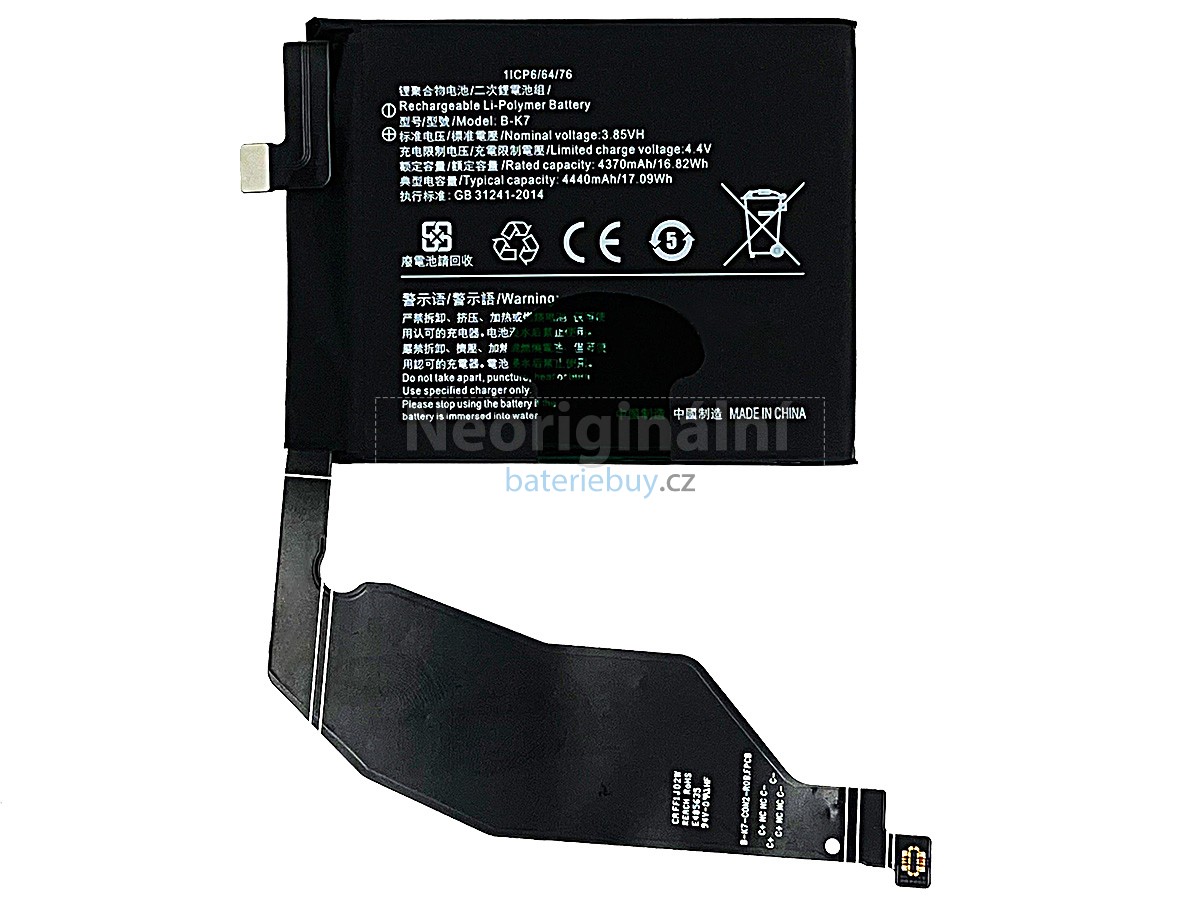 Nahrazení Vivo B-K7 baterie