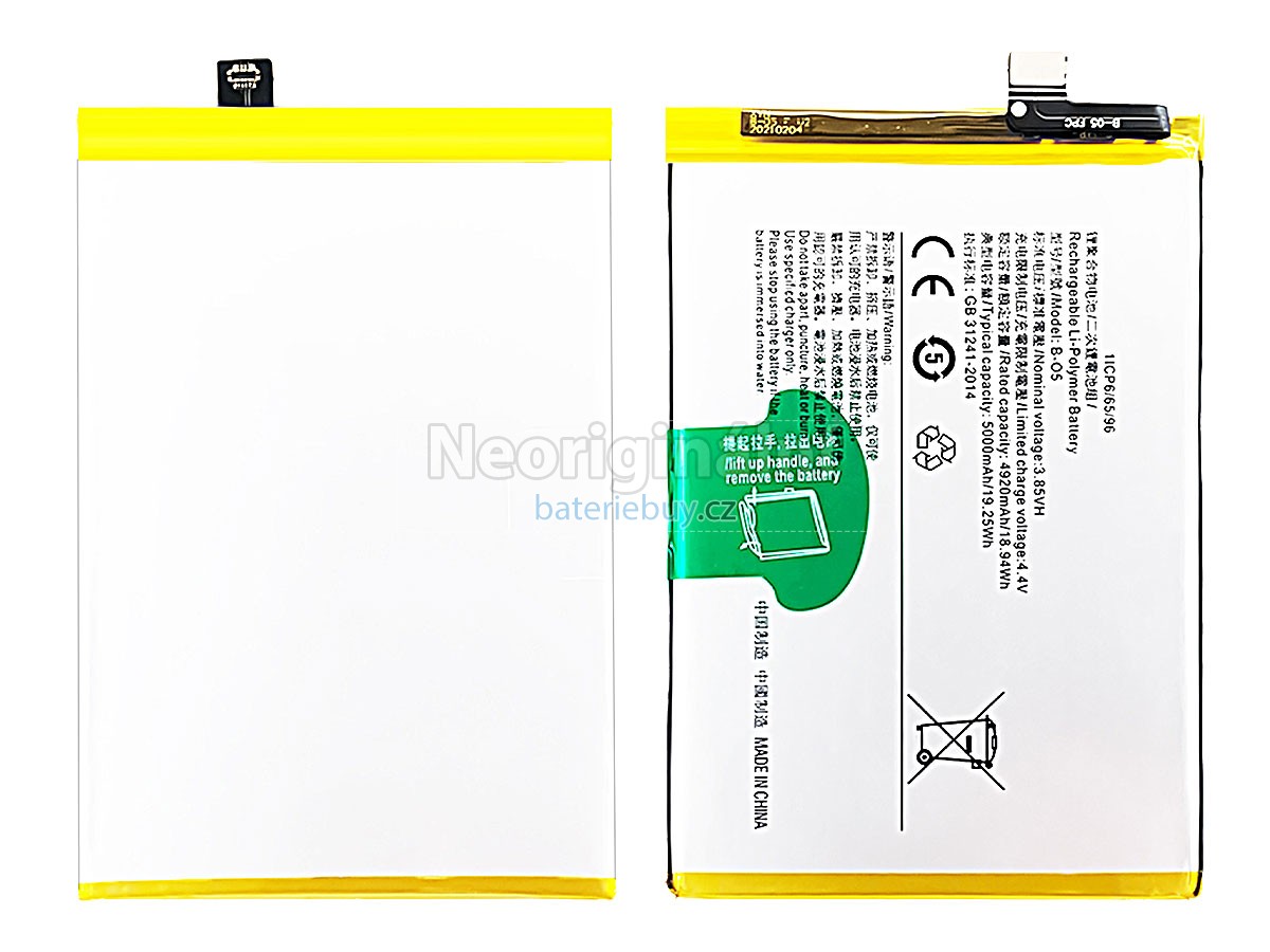 Nahrazení Vivo B-O5 baterie