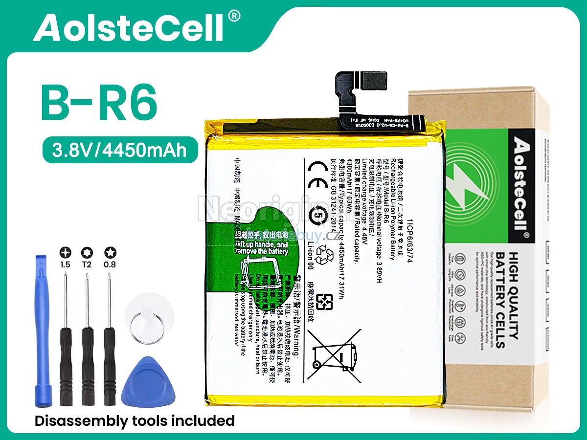 Nahrazení Vivo B-R6 baterie