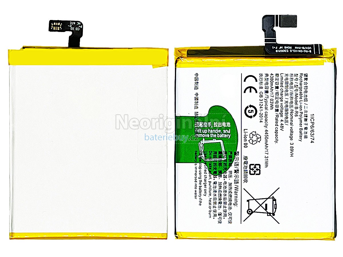 Nahrazení Vivo B-R6 baterie