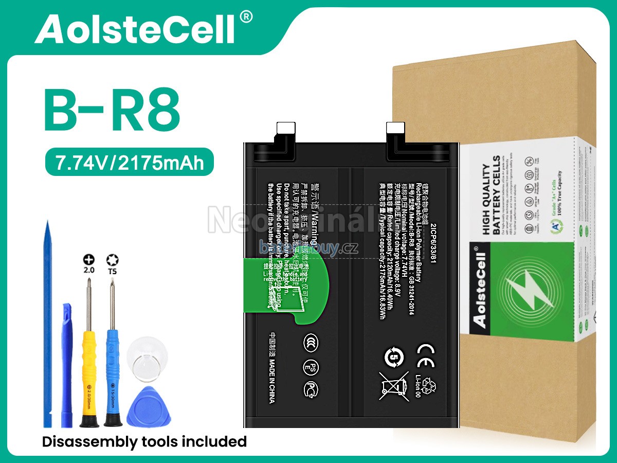 Nahrazení Vivo B-R8 baterie