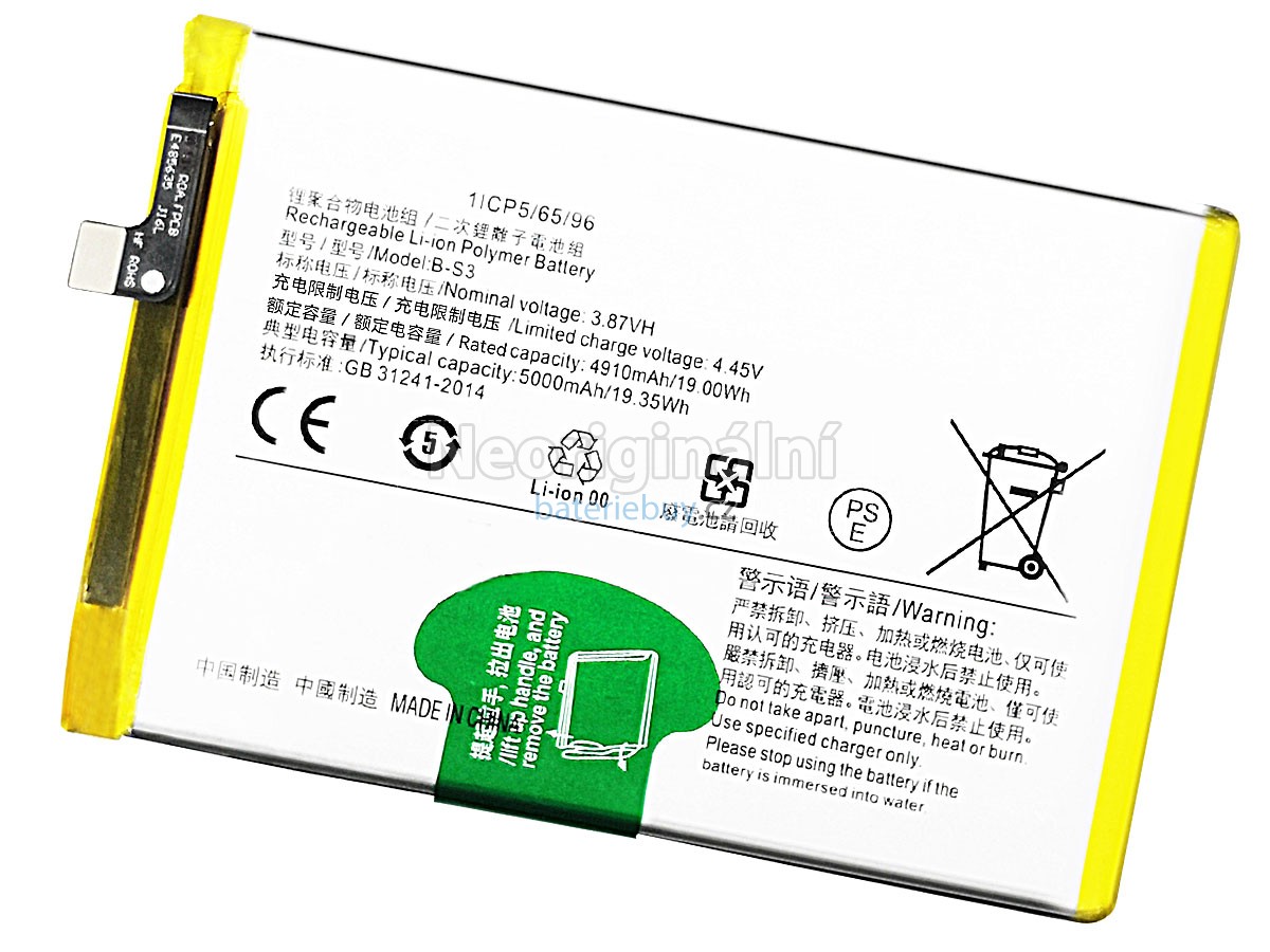 Nahrazení Vivo B-S3 baterie