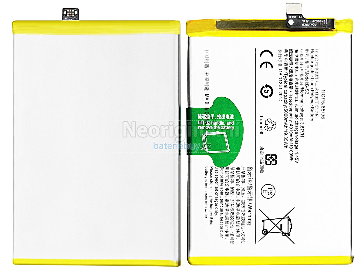 Nahrazení Vivo B-S3 baterie
