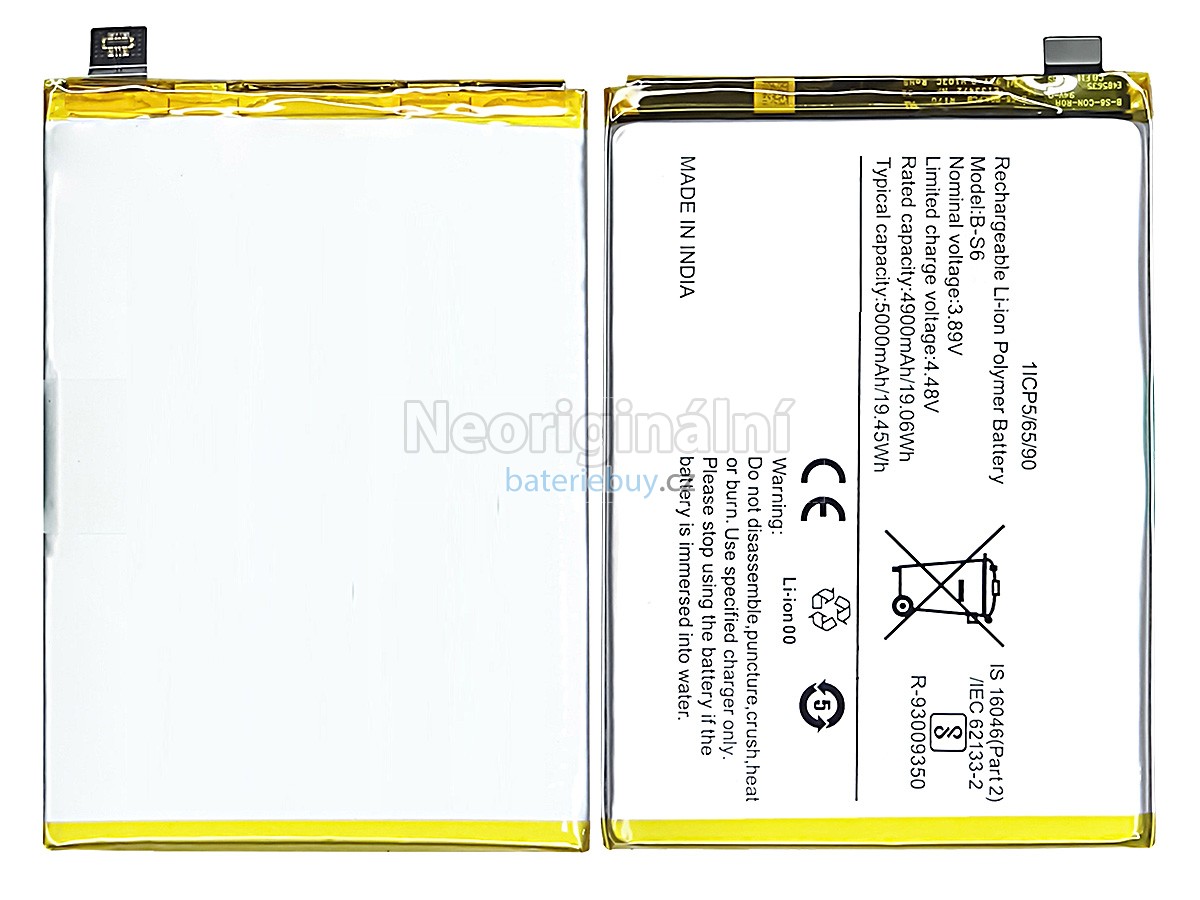 Nahrazení Vivo B-S6 baterie