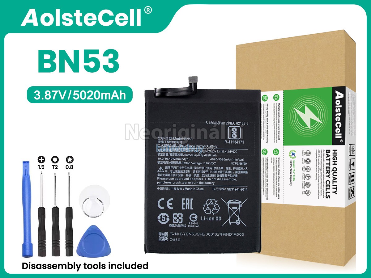 Nahrazení XiaoMi REDMI NOTE 10 PRO MAX baterie