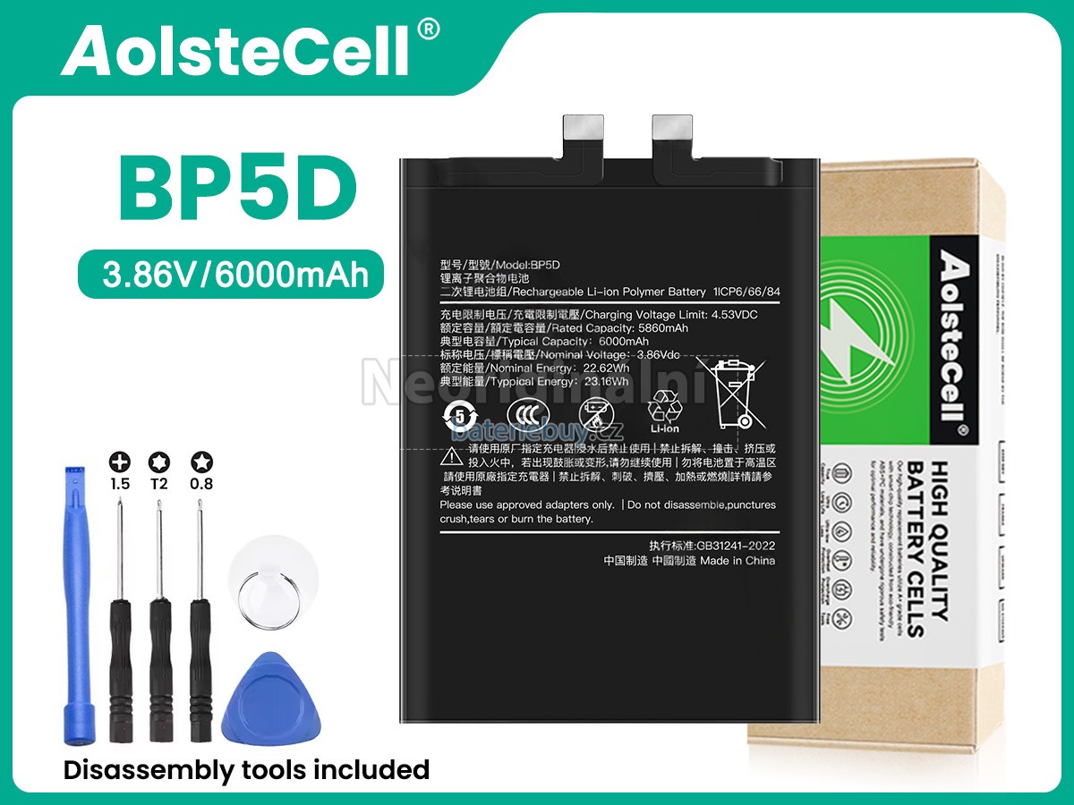 Nahrazení XiaoMi BP5D baterie